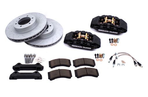 Tt Extreme Brake Kit 6 Pot Front Fit For BT50 TFS40 & Dmax TFS40 - Terrain Tamer TTBBK06