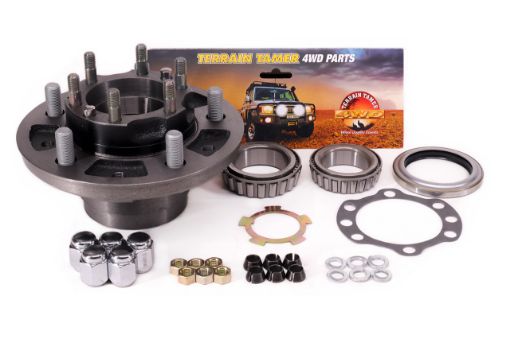 Hub Assembly Complete with Studs Fitted and Bearing Cup Fit For Landcruiser FZJ76, Landcruiser FZJ78, Landcruiser FZJ79 & Landcruiser FZJ105 - Terrain Tamer 43502-69085TTA