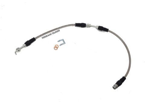 Braided Brake Hose Front L/H Fit For BT50 Up, Ranger Px & BT50 Ur - Terrain Tamer EB3Z2078FBTT