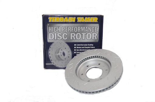 T/t Slotted and Dimpled Rotor 320MM Dia Fit For Triton Mq & Triton Mr - Terrain Tamer 4615A223HP