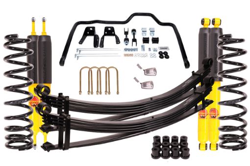 GVM Upgrade Kit Vdj78,79 08/16- 3950KG Inc Parabolic Springs Fit For Landcruiser VDJ78 Troop Carrier, Landcruiser VDJ79 Single Cab & Landcruiser VDJ79 Double Cab - Terrain Tamer SK0072GVM