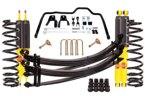 Pre-rego GVM Vdj78,79 3950KG 2022- 5LEAF Parabolic Spring Fit For Landcruiser Vdj78/79 All & Landcruiser Gdj78/79 All - Terrain Tamer SK0072GVMPR