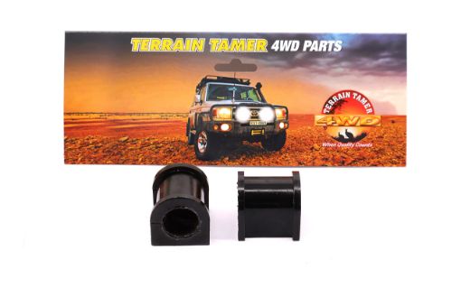 Stabilizer Bar Mount Bushing Frt 23MM Suits 35MM High Saddle Fit For Landcruiser FJ80, Landcruiser FZJ80, Landcruiser HDJ80 & Landcruiser HDJ81 - Terrain Tamer TSBK21175