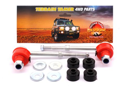 Stabilizer Bar Link Rod Rear Fit For Landcruiser Prado KZJ95, Landcruiser Prado RZJ95 & Landcruiser Prado VZJ95 - Terrain Tamer TSBK23442