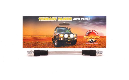 Braided Brake Front Centre R/H Plus 50MM Fit For Landcruiser GRJ300, Landcruiser VJA300 & Landcruiser FJA300 - Terrain Tamer 90947-02J67BTT