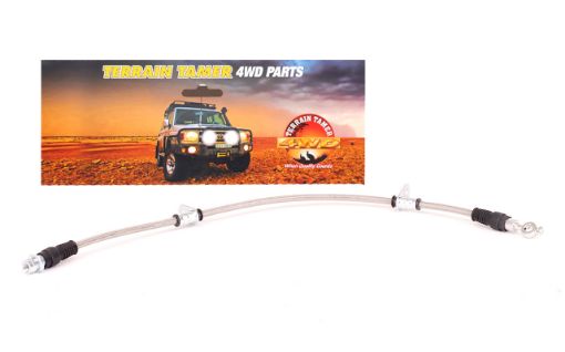 Bradied Brake Hose Front R/H Fit For Landcruiser GRJ300, Landcruiser VJA300 & Landcruiser FJA300 - Terrain Tamer 90947-02J72BTT