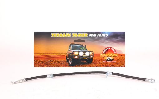 Brake Hose Front R/H Rubber Fit For Landcruiser FJA300, Landcruiser GRJ300 & Landcruiser VJA300 - Terrain Tamer 90947-02J72TT