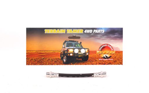 Brake Hose Front Centre R/H Rubber Fit For Landcruiser FJA300, Landcruiser GRJ300 & Landcruiser VJA300 - Terrain Tamer 90947-02J67TT