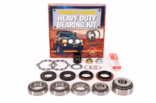 Diff O/haul Kit Solid Spacer Inc HP Pinion Bearings & Seal Fit For Landcruiser FZJ100, Landcruiser HDJ100, Landcruiser HDJ101 & Landcruiser UZJ100 - Terrain Tamer DK11SHP