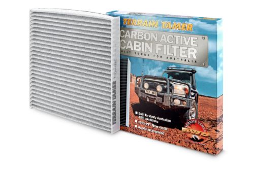 T/t Cabin Filter Carbon Active Fit For Tacoma GRN225, Tacoma GRN245, Tacoma GRN250 & Tacoma GRN265 - Terrain Tamer TTCA-466C