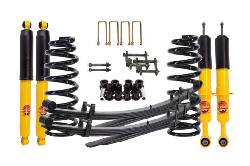 Susp.kit Inc Shocks Springs Bushes Pin Kits U-bolts Fit For Triton Mv, Triton L200 & Mitsubishi Triton Mv L200 - Terrain Tamer SK121
