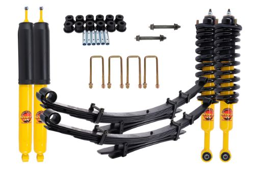 Susp.kit Inc Strut Assy Shocks Springs Pins U-bolts Bushes Fit For Tacoma 3RD Gen GRN305, Tacoma 3RD Gen GRN310, Tacoma 3RD Gen GRN325 & Tacoma 3RD Gen GRN330 - Terrain Tamer SK122A