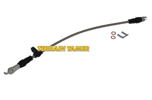 Braided Brake Hose Front R/H Plus 50MM Fit For Landcruiser URJ200, Landcruiser UZJ200 & Landcruiser VDJ200 – 90947-02F42BTT - Terrain Tamer 90947-02F42BTT