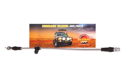 Braided Brake Hose Front L/H Plus 50MM Fit For Landcruiser URJ200, Landcruiser UZJ200 & Landcruiser VDJ200 – 90947-02F43BTT - Terrain Tamer 90947-02F43BTT