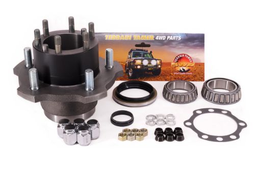 Hub Assembly Complete with Studs Fitted and Bearing Cup Fit For Landcruiser FZJ76, Landcruiser HDJ78, Landcruiser HDJ79 & Landcruiser HZJ71 - Terrain Tamer 42410-69025TTA