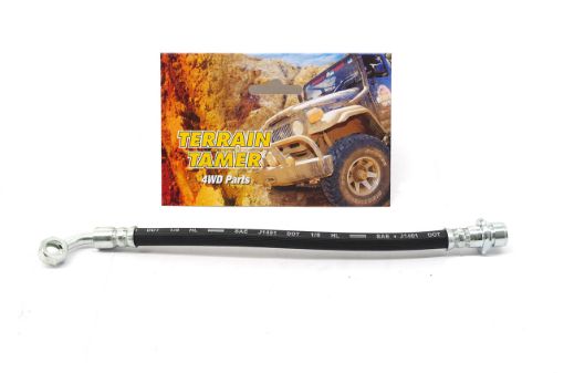 Brake Hose Rear L/H Suits Disc Brake Fit For Landcruiser FZJ78, Landcruiser FZJ79, Landcruiser HDJ78 & Landcruiser HDJ79 - Terrain Tamer 90947-02A08TT