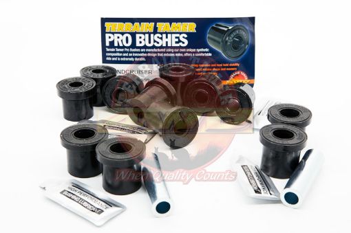 Kit Shackle Bush Pro Bush Synthetic Fit For Landcruiser FZJ78, Landcruiser FZJ79, Landcruiser HDJ78 & Landcruiser HDJ79 - Terrain Tamer BK10P