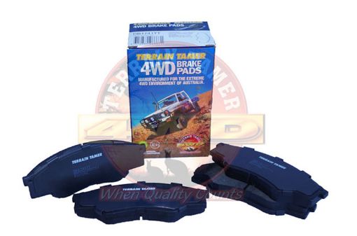 Disc Pad Set Front Terrain Tamer Fit For Hilux KUN16, Hilux TGN16 & Hilux GGN15 - Terrain Tamer DB1741TT