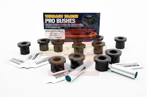 Kit Shackle Bush Pro Bush Synthetic Fit For Navara 4WD D21 & Navara 4WD D22 - Terrain Tamer BK24P