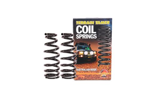 Coils Frt Raised 35MM to 100KG with B/bar&winch Tapered Wire Fit For Triton Mq, Triton Mr, Fullback & Triton Ml - Terrain Tamer TTCS-2439T