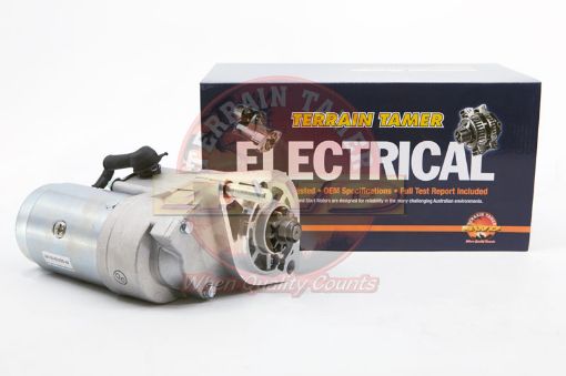 Starter Motor 1KDFTV Made by Denso Japan Fit For Toyota KUN16, Toyota KUN26 & Toyota KUN36 - Terrain Tamer 28100-0L032TT