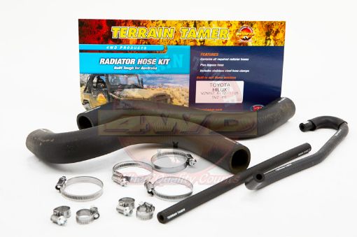 Radiator Hose Kit Fit For Hilux VZN167 & Hilux VZN172 - Terrain Tamer HK061