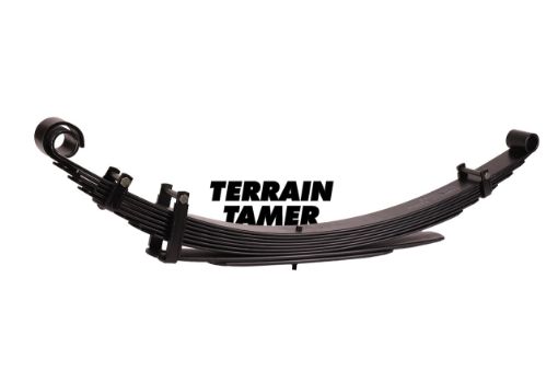 Leaf Spring Rear Raised 50MM to 200KG Comfort Passenger Side Fit For Landcruiser BJ75, Landcruiser FJ75, Landcruiser FZJ75 & Landcruiser HJ75 - Terrain Tamer TLC015CPS
