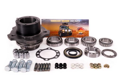 Hub Assy Rear Suits Abs with HD Bearings & Seals Fit For Landcruiser GDJ76, Landcruiser GDJ78, Landcruiser GDJ79 & Landcruiser HZJ76 - Terrain Tamer 42407-69005TTHP