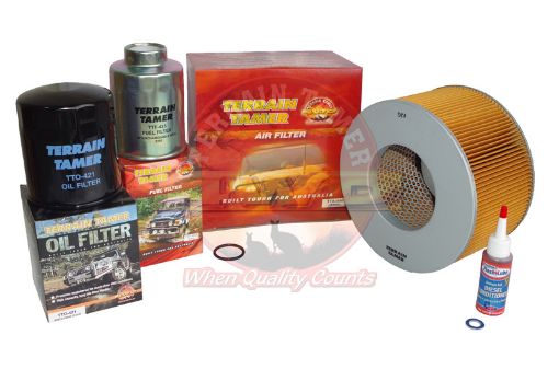 T/t Filter Kit Toyota Hilux 5LE Eng Ln147,167,172 1/02- Fit For Hilux KZN190, Hilux KZN205, Hilux LN147 & Hilux LN152 - Terrain Tamer TFK7A