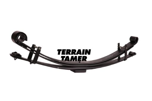 Leaf Spring Rear Parabolic Raised 50MM 0-500KG Fit For Landcruiser PZJ75, Landcruiser BJ75, Landcruiser FJ75 & Landcruiser FZJ75 - Terrain Tamer TLC015P