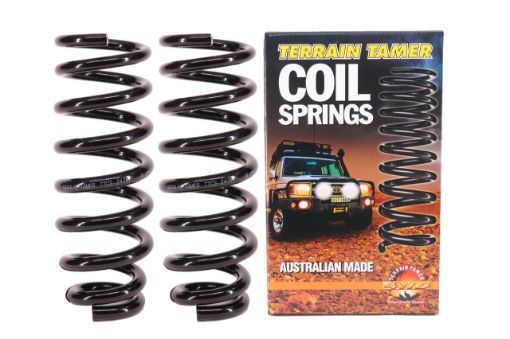 Coils Frt Raised 25MM to 100KG 4 Cyl. Tapered Wire - Terrain Tamer TTCS-2475T