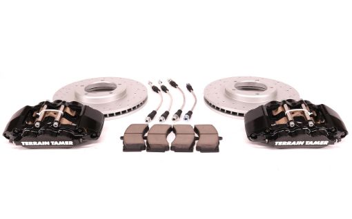 Tt Extreme Big Brake Kit 6 Pot Front Suits Automatic Hubs Fit For Landcruiser GRJ79, Landcruiser VDJ76, Landcruiser VDJ78 & Landcruiser VDJ79 - Terrain Tamer TTBBK08