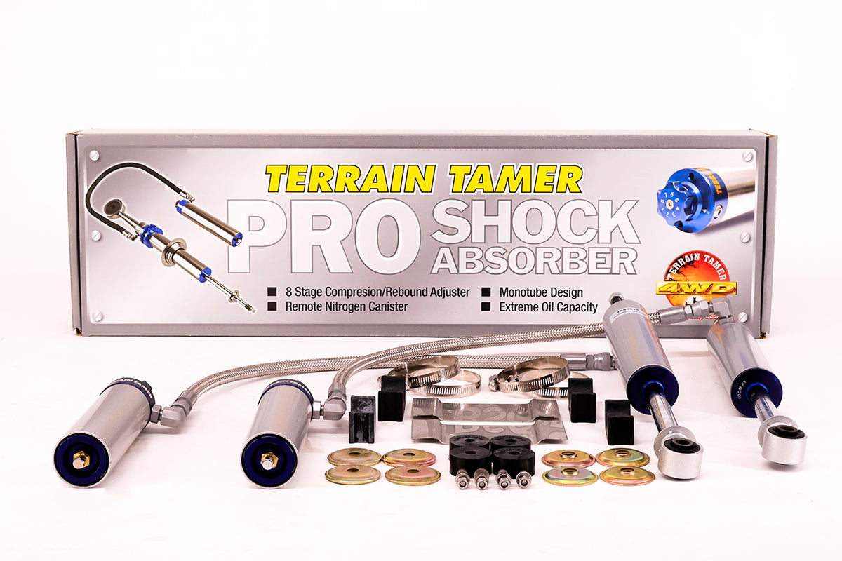 Shock Absorber Frt Pair Remote Res 8 Stage Adjust 40MM Lift Fit For D Max TFS77, D Max TFS85, Rodeo R9 & Rodeo Ra