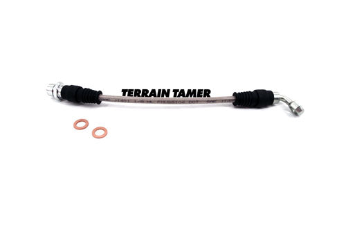 Braided Brake Hose Rear L/H Suits Abs & Vsc Fit For Landcruiser GRJ78, Landcruiser GRJ79, Landcruiser VDJ76 & Landcruiser VDJ78