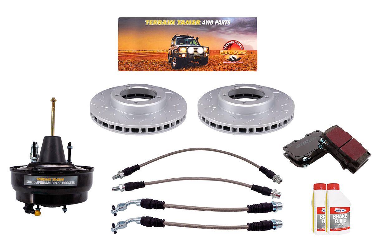 Tt Fortified Brake Upgrade Kit Drum Rear Without Abs Fit For Landcruiser HZJ78, Landcruiser HZJ79, Landcruiser VDJ76 & Landcruiser VDJ78