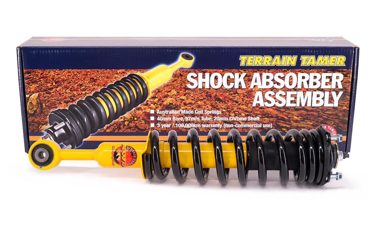 Coil Over Shock Assy Pair Raised 40MM to 100KG with Bull Bar Fit For Landcruiser Grj/uzj/vdj200 – TTCSA-010K
