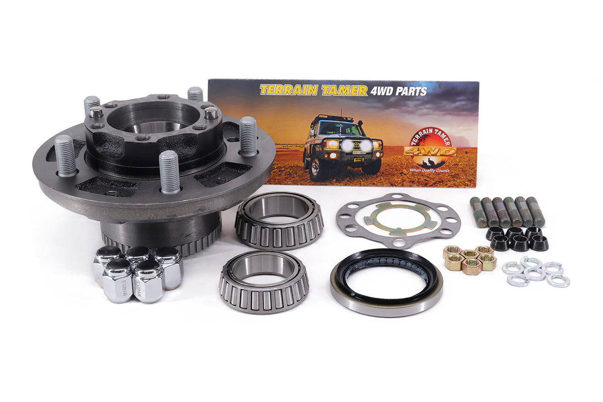 Hub Assy Kit Front Inc Bearings Studs Nuts Washers Seals Fit For Landcruiser GDJ76, Landcruiser GDJ78, Landcruiser GDJ79 & Landcruiser GRJ71