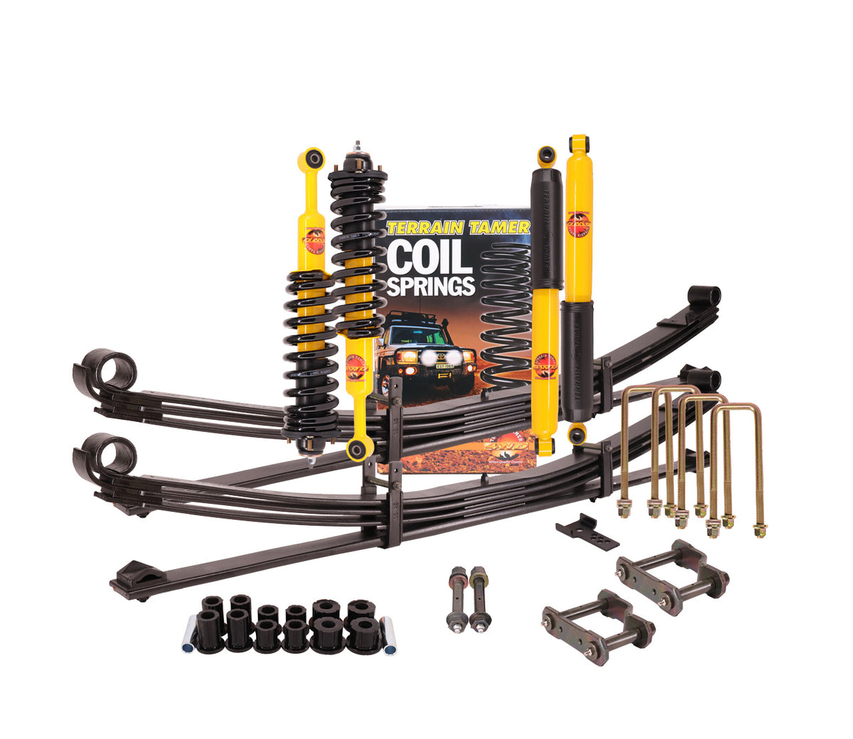 SUSPENSION KIT GVM UPGRADE PARABOLIC 3510KG - SK081APGVM - GUN125/126 - 5/2015-