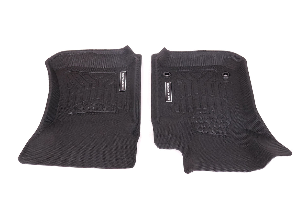 Tt Custom Moulded Floor Mats Front Single Cab Only 8/16- Fit For Landcruiser VDJ79