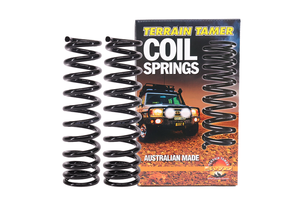 Coil Springs Pair Front Tapered Wire Raise 45-50MM 0-50KG Fit For Landcruiser Prado GDJ250, Landcruiser Prado TJA250, Landcruiser Prado TJH250 & Landcruiser Prado TRJ250
