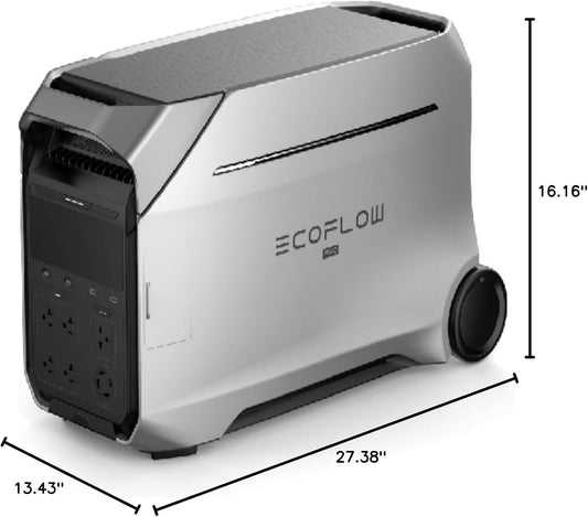 EcoFlow Delta Pro 3 with 4000W total AC Output and Built in 4096Wh (341Ah@12V) Battery