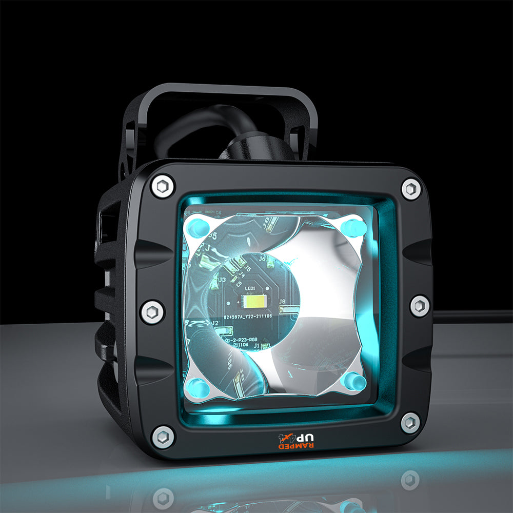 2" RGB pod light CUBE LIGHTS