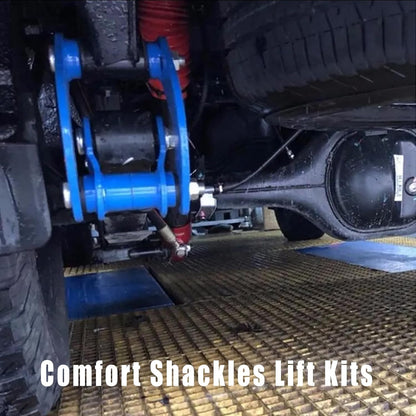 Rear Shackles - 2" Extended Soft-Ride (Additional 2" Lift to Vehicle)  Isuzu D-Max 2020 to current (4JJ3 engine)