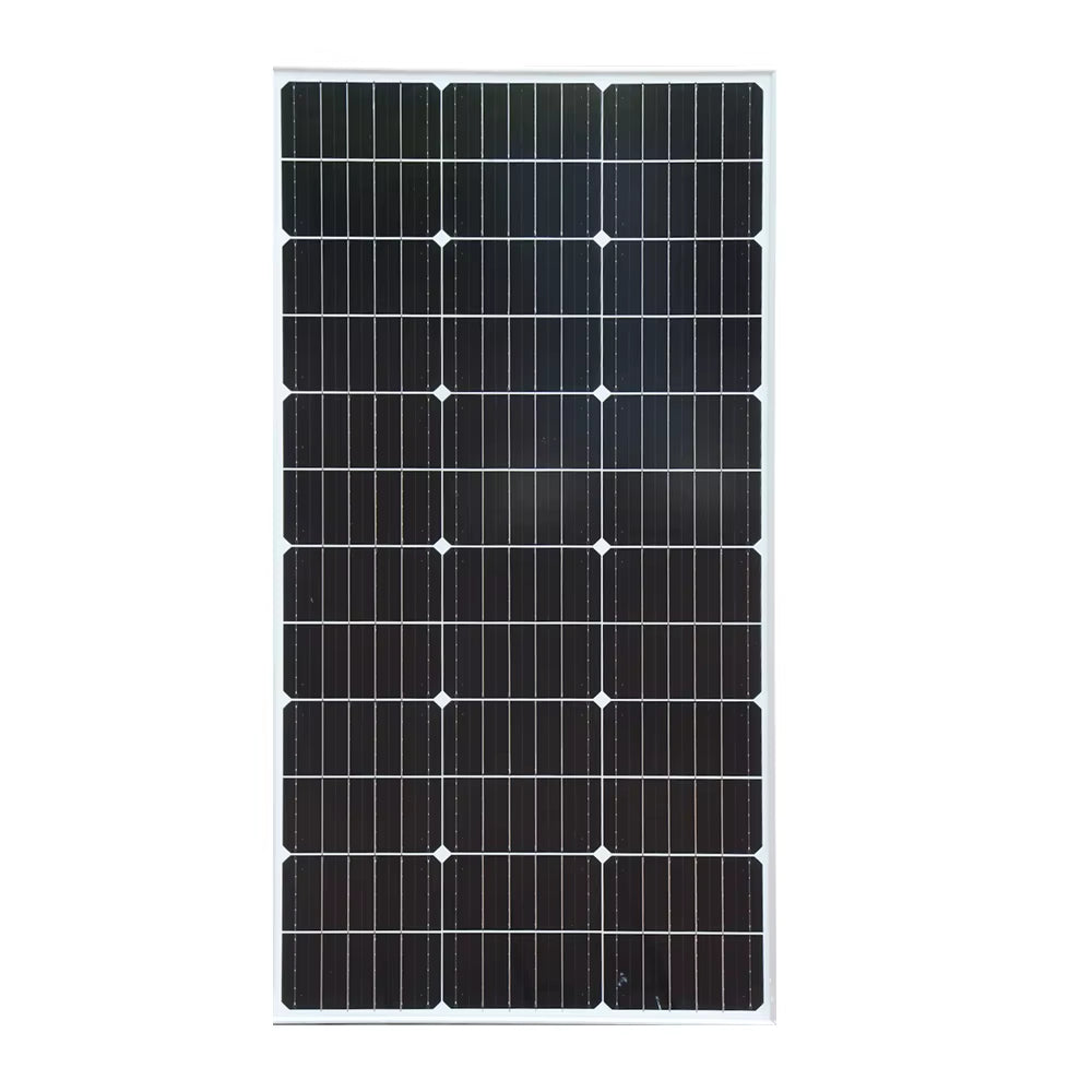 Rigid Solar Panel Set Glass Solarpanel 100W 200W (2Pcs 100W Rigid Panel Solar ) 18V Photovoltaic Charging for Battery