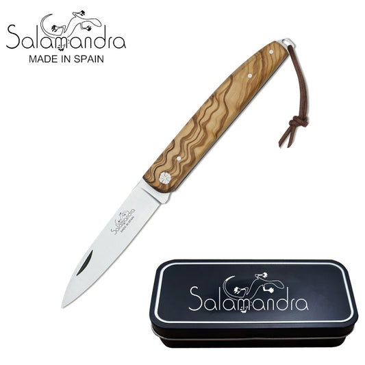 Salamandra Olive Wood Pocket Knife 175mm