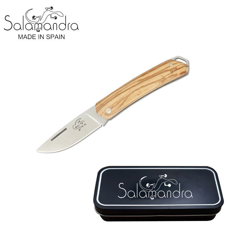 Salamandra Olive Wood Pocket Knife 140mm