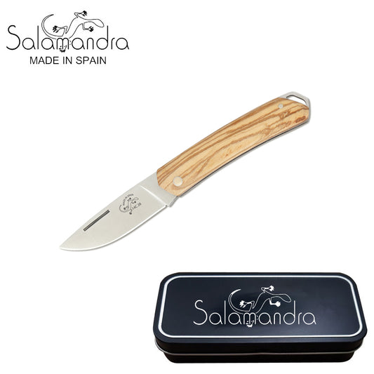 Salamandra Olive Wood Pocket Knife 140mm