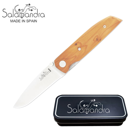 Salamandra Yew Wood Pocket Knife 171mm