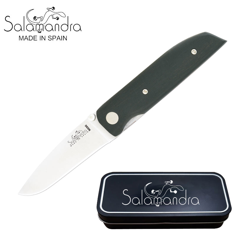 Salamandra Ebony Wood Pocket Knife 171mm