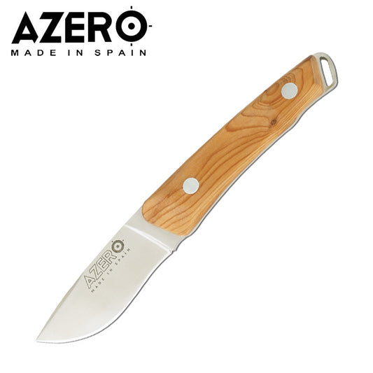 Azero Yew Wood Hunting Knife w Firestarter 205mm